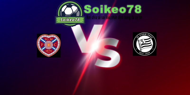 Hearts vs Sturm Graz – Trận đấu 01h45 29/07/2026 – Vòng loại Champions League